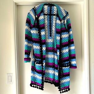 Free The Roses crochet sweater